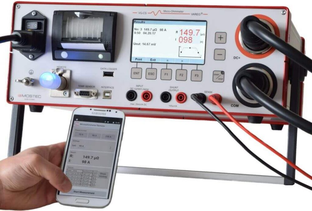 Micro Ohmmeter Type Vg Cs Slxx0 Ii Mostec D5 Min