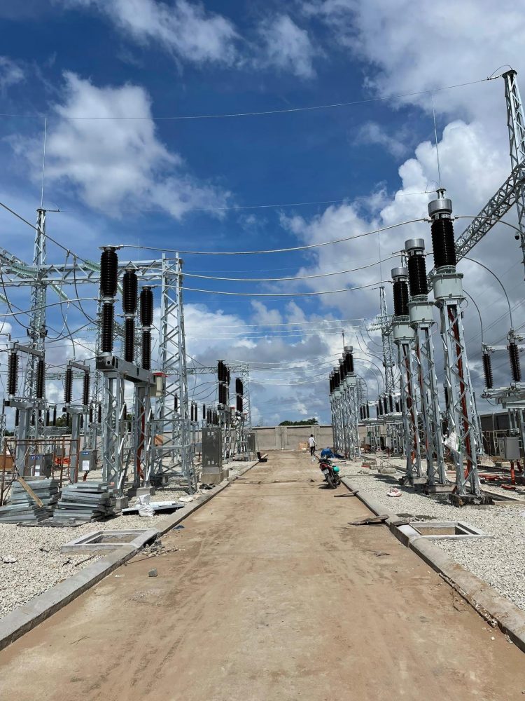 trạm biến áp 110kV nhà máy điện gió số 7